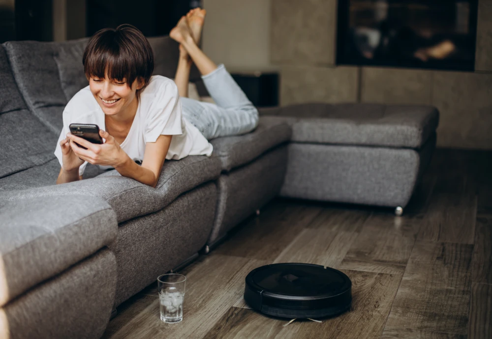 white robot vacuum cleaner